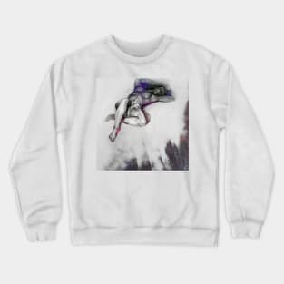 Black And White Nude Girl Crewneck Sweatshirt